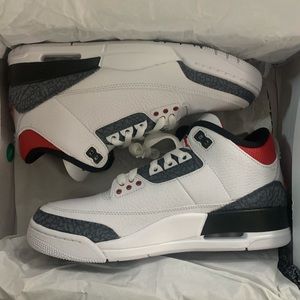 Air jordan 3 retro se white fire red black BRAND NEW